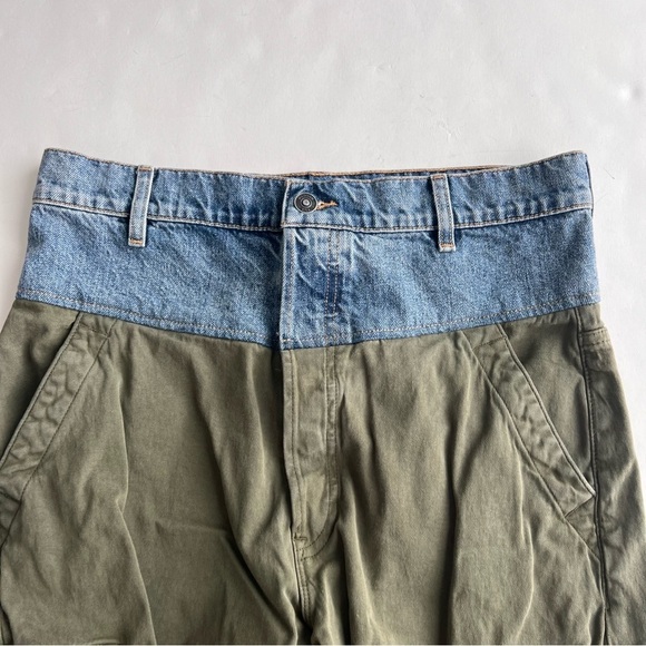 2/25 Revolve Hudson Jeans Foldover Cargo in Isolated Troop Denim Pants size 28 - Picture 6 of 12